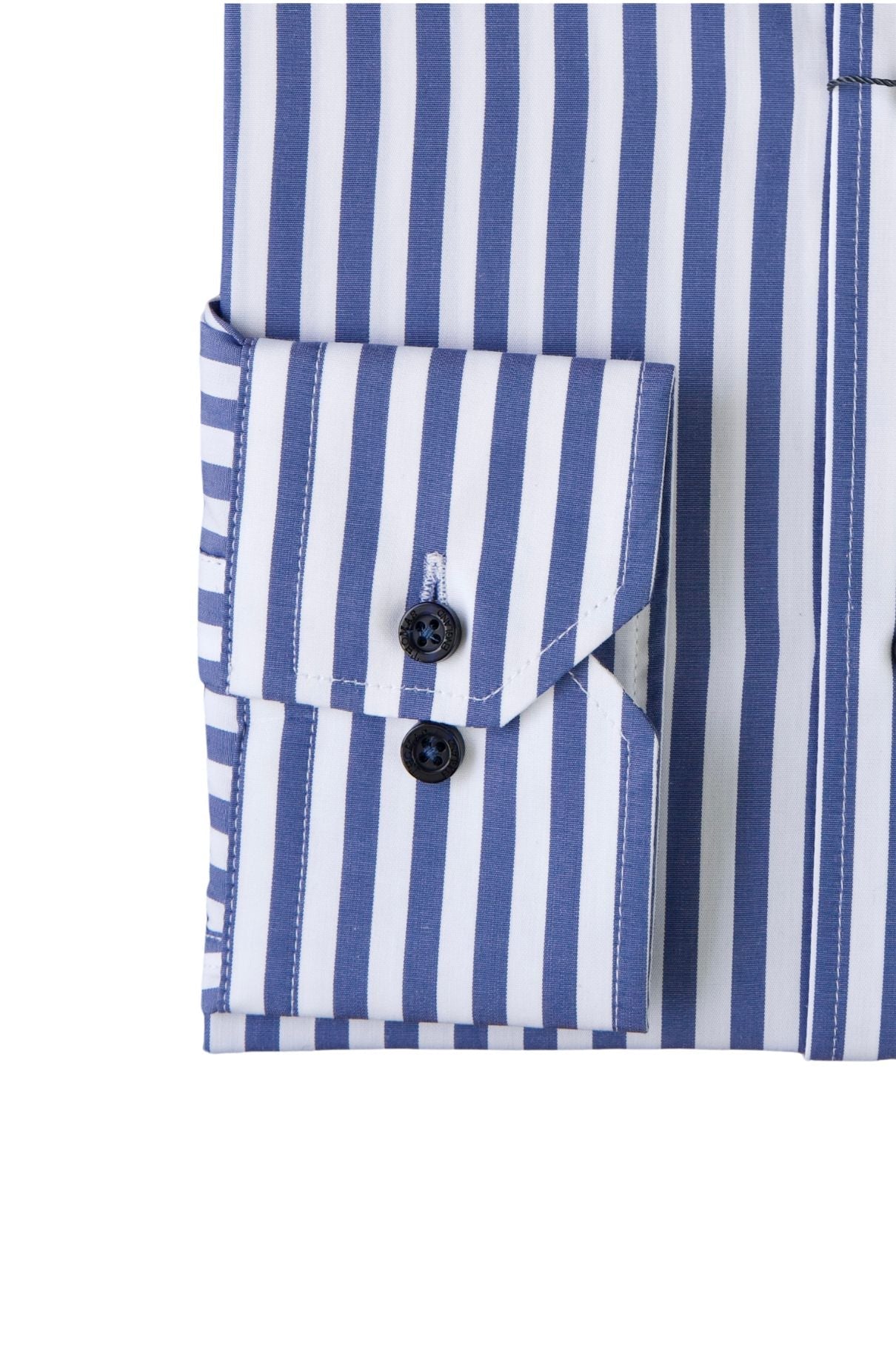 Camisa City Casual Slim Fit Azul Rayas