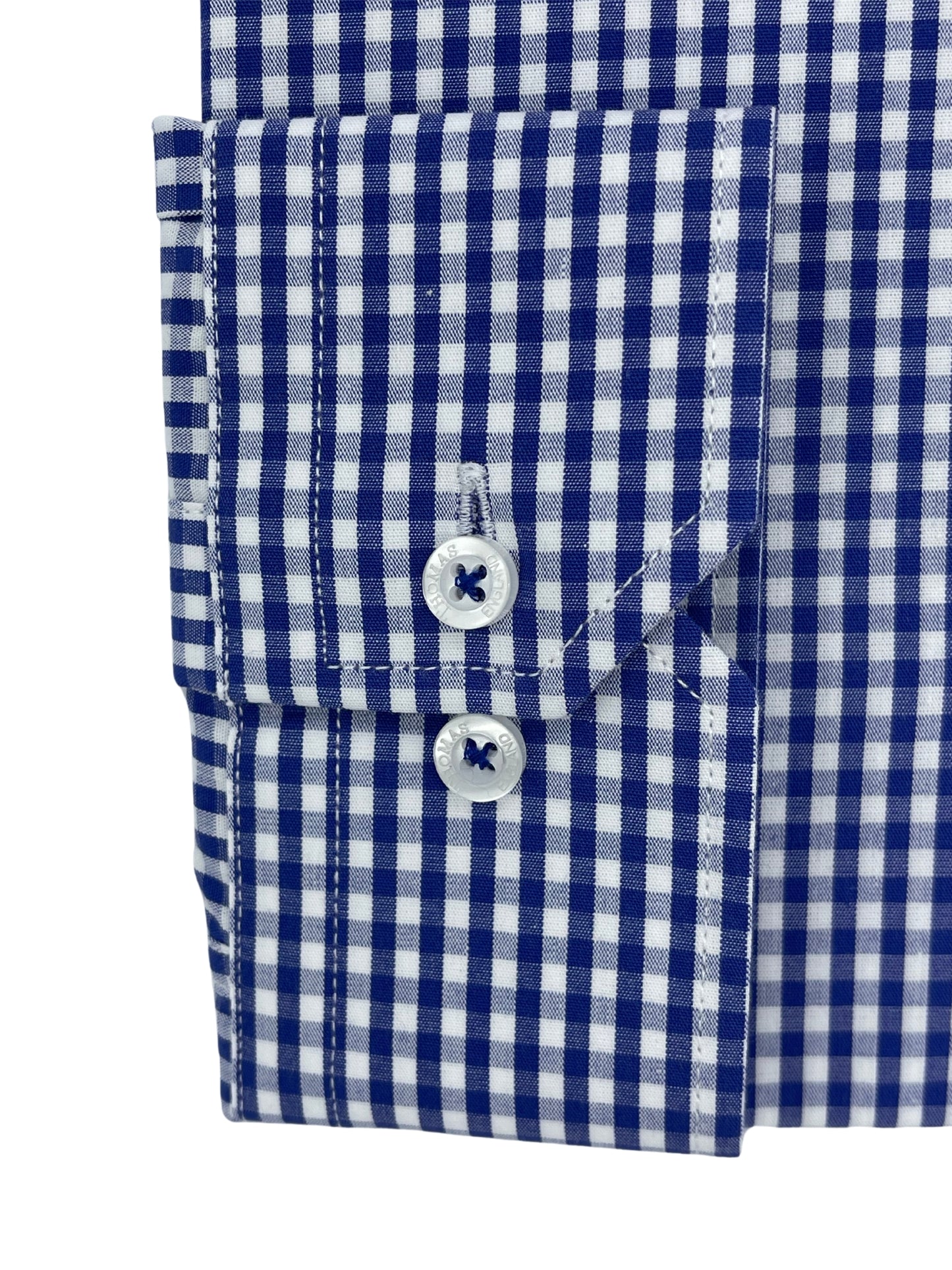 Camisa City Casual Slim Fit Azul Cuadros