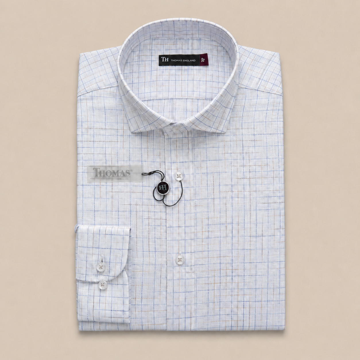 Camisa Thomas England Casual — Camisa Blanco