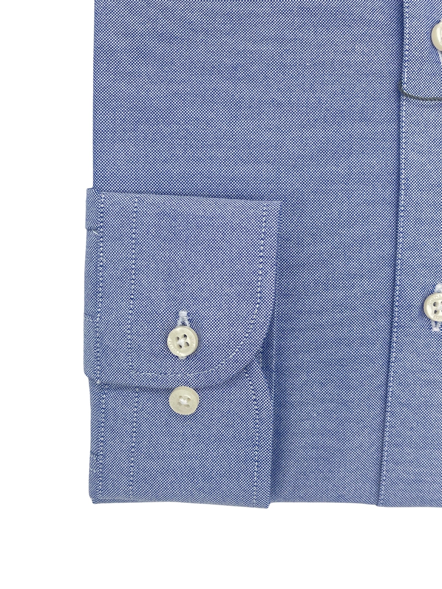 Camisa City Casual Regular Fit Azul Textura