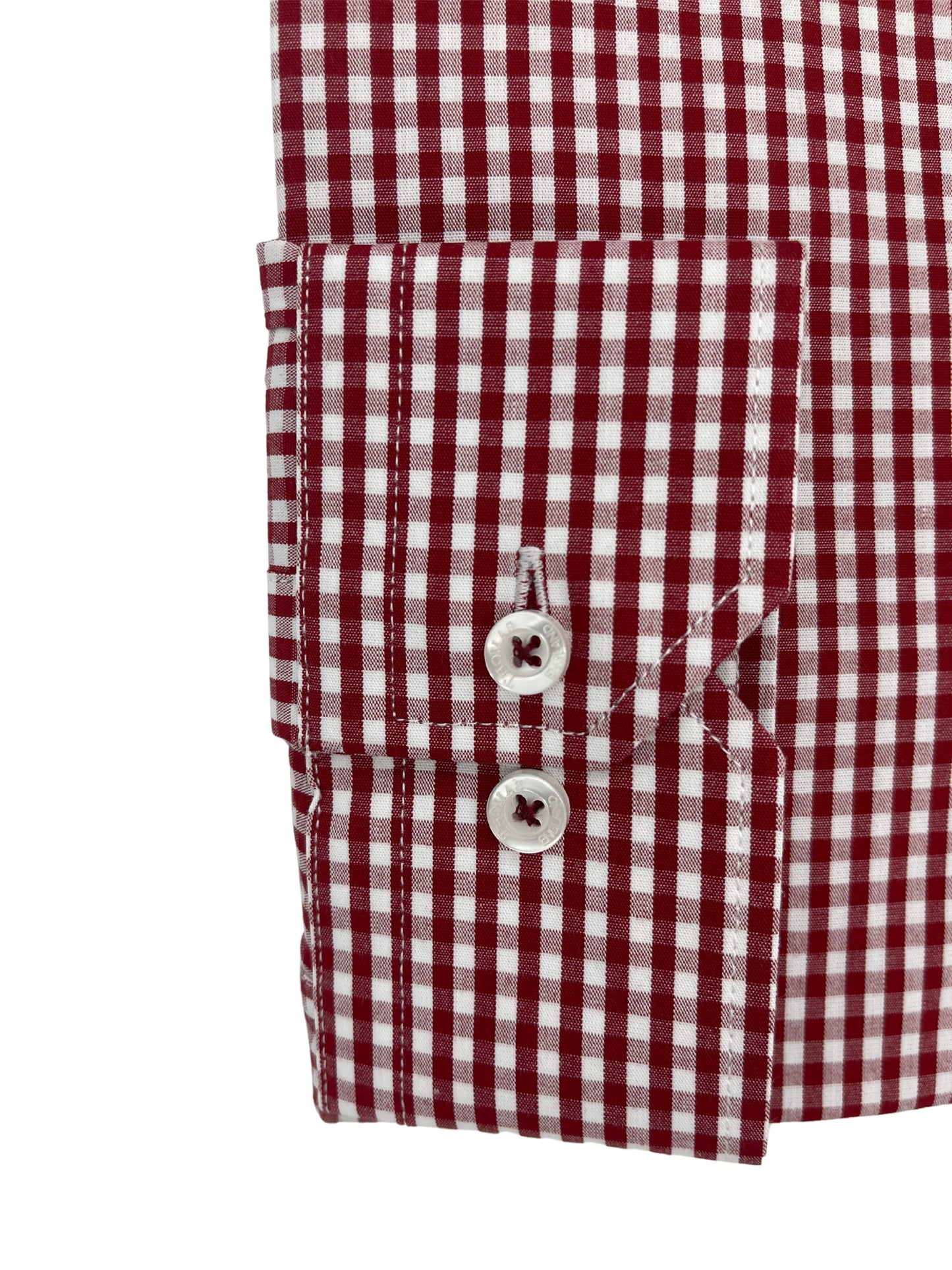 Camisa City Casual Regular Fit Rojo Cuadros
