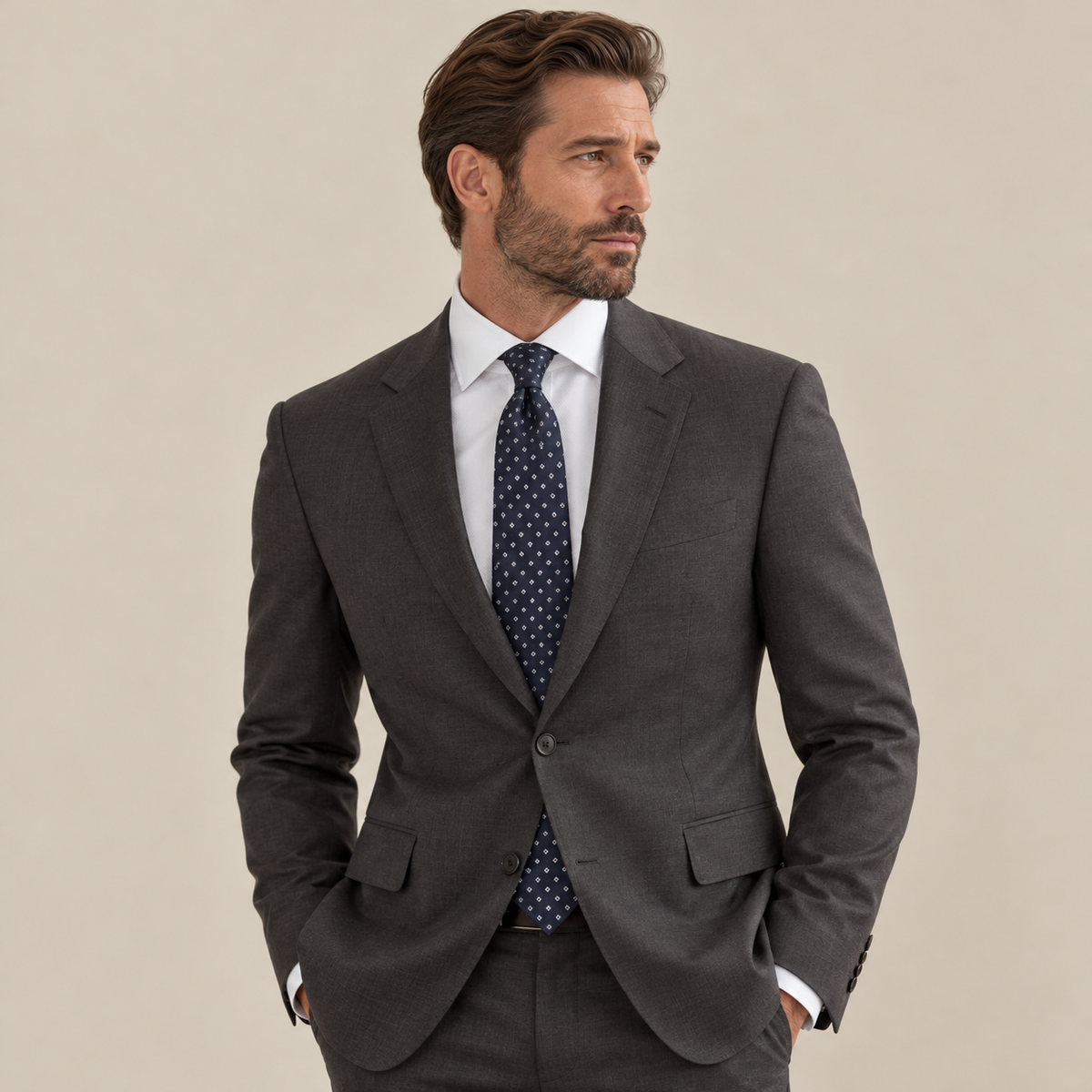 Camisa Thomas England Business — Liso Blanco (113, TE-0021)