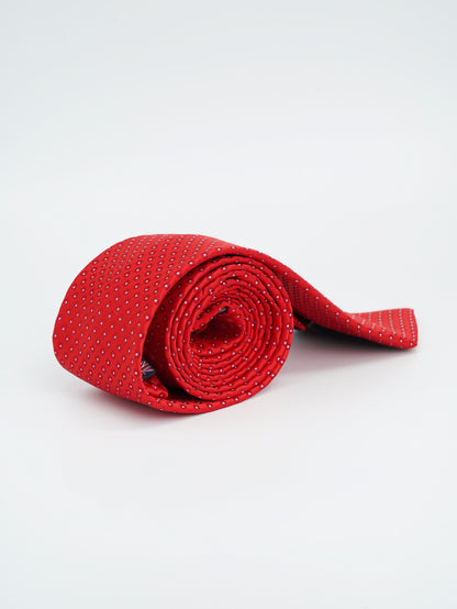 Red Jacquard Woven Tie Classic Collection