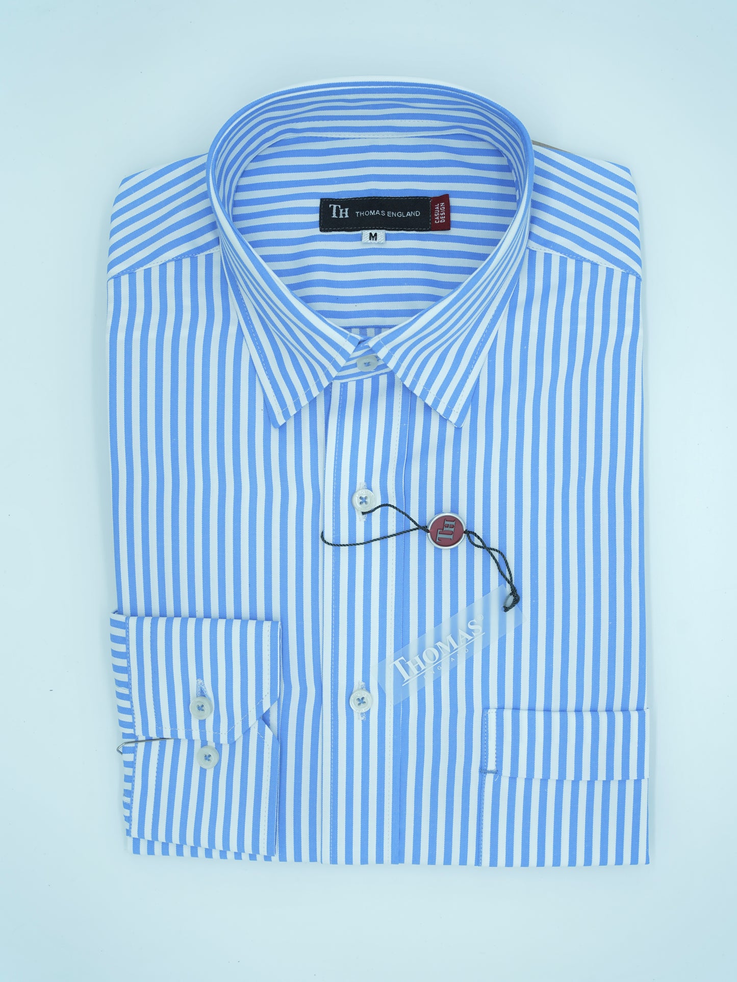 City Casual Shirt Regular Fit Blue Lines