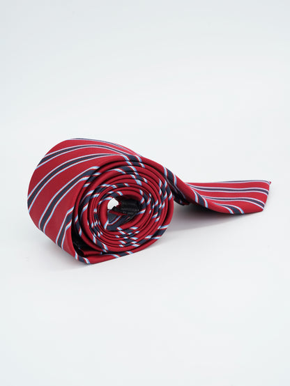 Red Jacquard Woven Tie Classic Collection