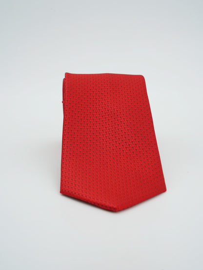 Red Jacquard Woven Tie Classic Collection