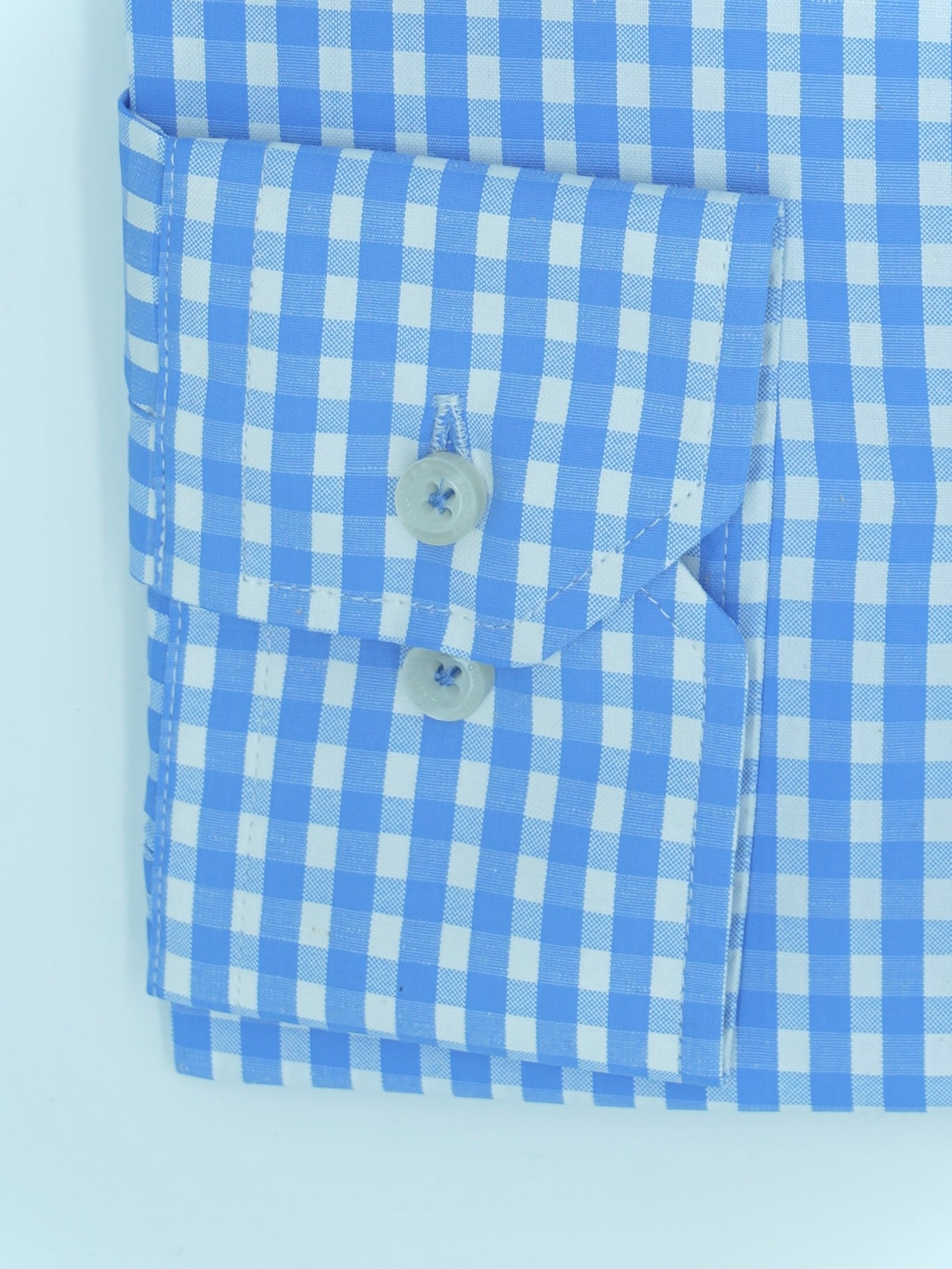 City Casual Regular Fit Blue Wide Line Shirt