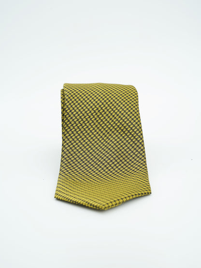 Yellow Jacquard Woven Tie Classic Collection