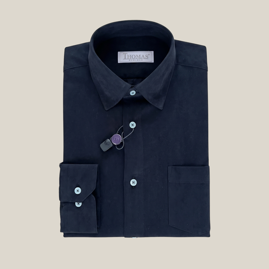 Camisa Thomas England Casual — Fluido Negro