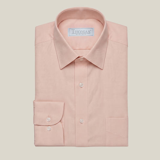Camisa Thomas England Business — Piqué Salmon