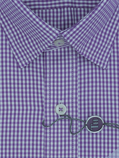 Dark Fuchsia Checked Regular Fit Trend Shirt