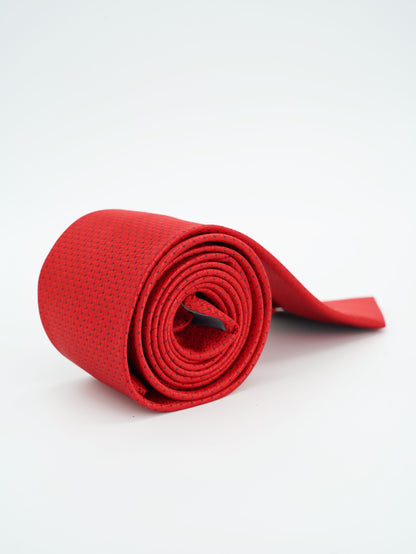 Red Jacquard Woven Tie Classic Collection