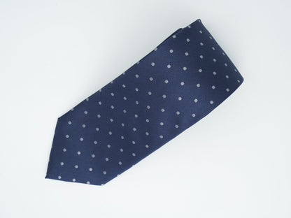 Dark Blue Jacquard Woven Tie Classic Collection