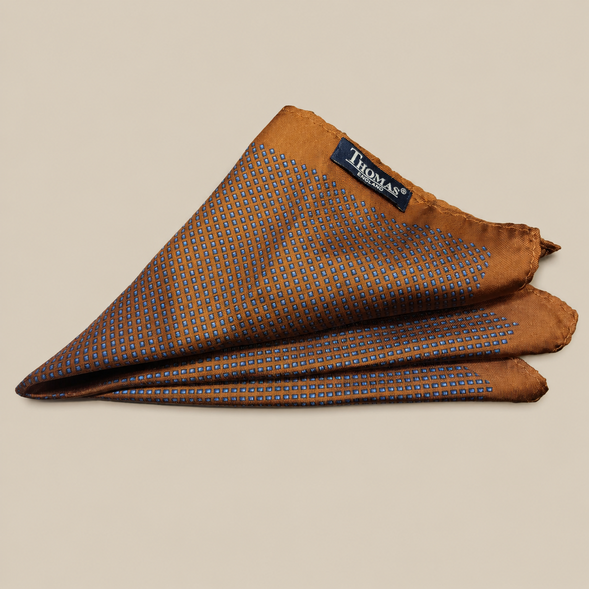 Pañuelo Th Seda Micro Rombos