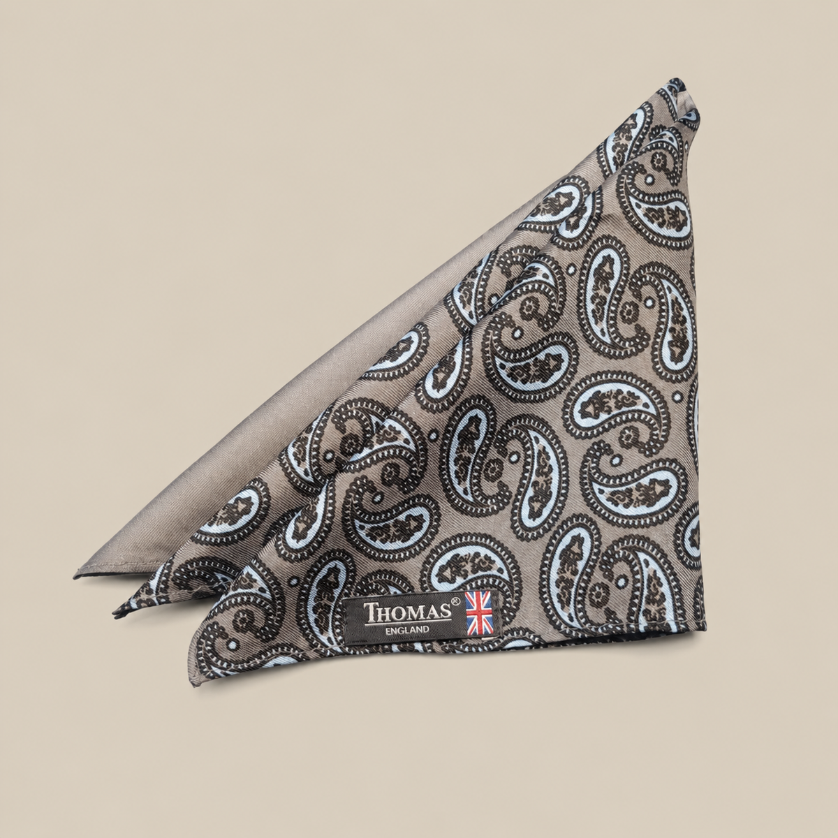 Pañuelo Th Seda Paisley