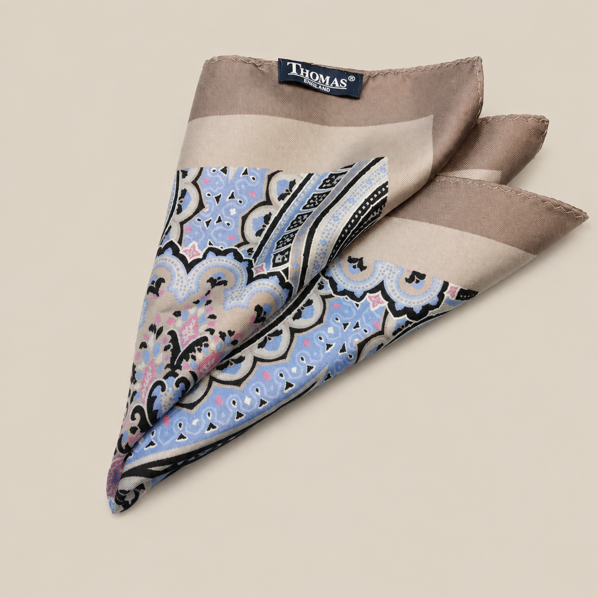 Pañuelo Th Seda Paisley