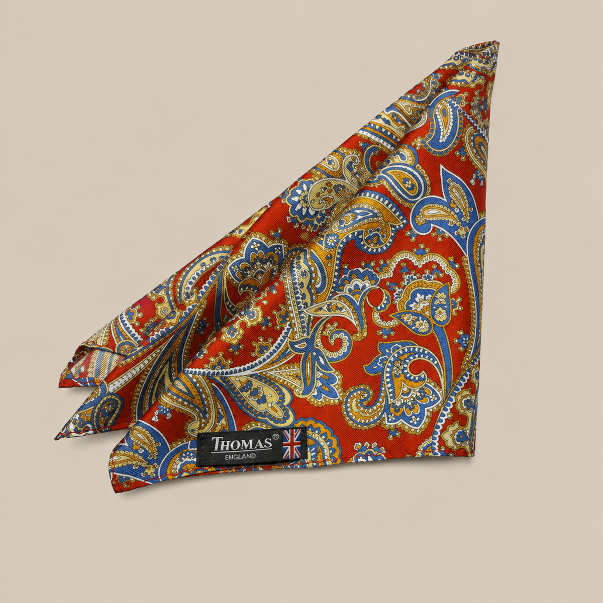 Pañuelo Th Seda Paisley