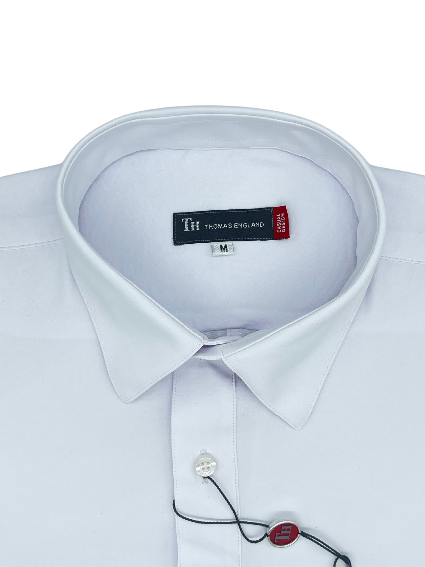 Camisa City Casual Regular Fit Blanca Textil Fluido