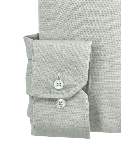 Camisa City Casual Regular Fit Arena Grisáceo Textil Fluido