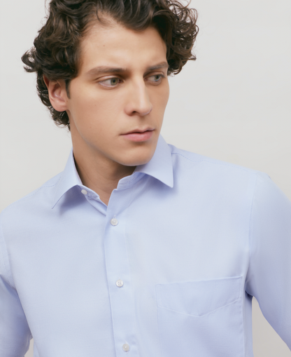 City Casual Regular Fit Shirt Blue