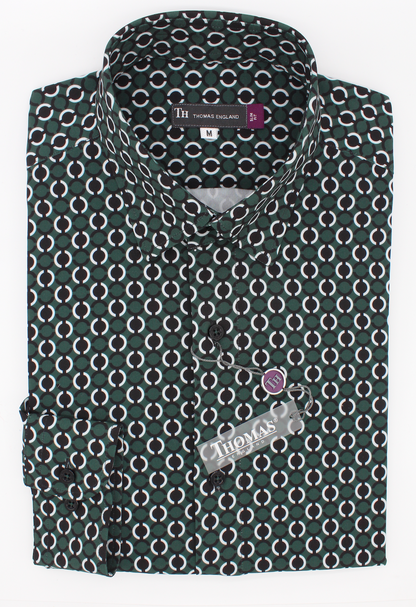 Camisa Trend Slim Fit Verde Patron